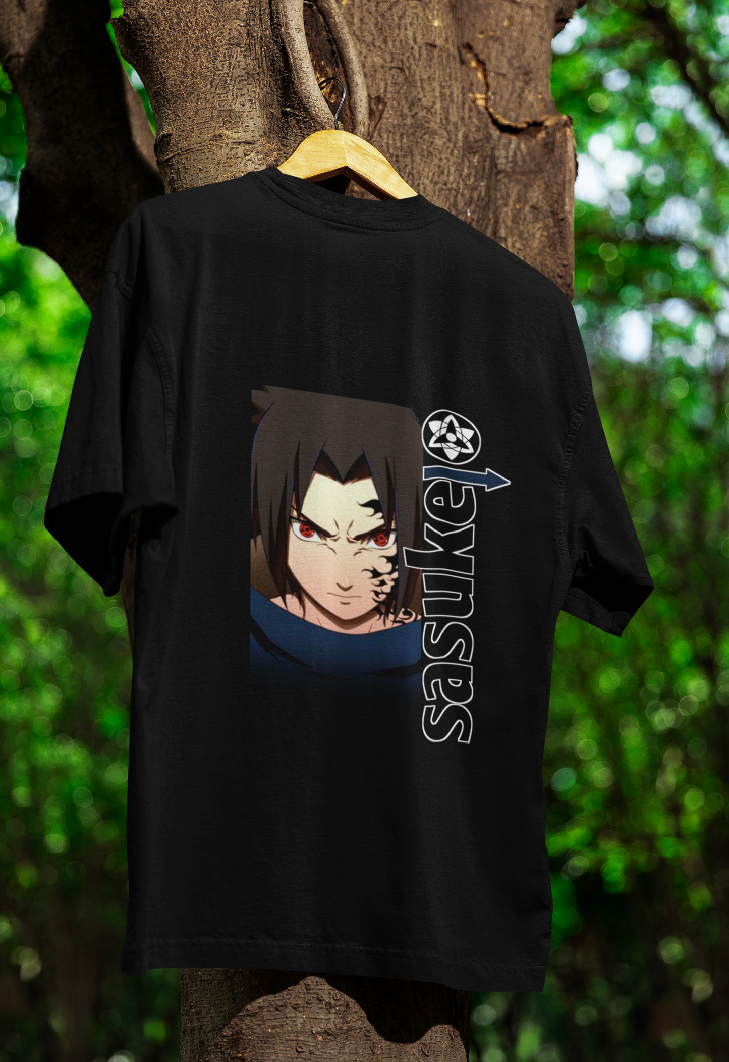 Shadow of the Uchiha Unisex Oversized Standard T-Shirt
